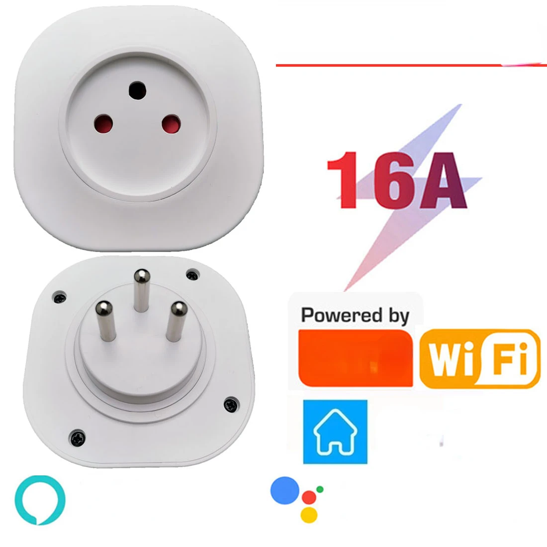 

WiFi Smart Plug 16A Israel Plug Power Socket APP Smart Home For Alexa Google Home Assistant Voice Control Timing Function