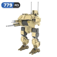 moc action figure popular games commanded robot building blocks assembling model war machine construct bricks toy children gift