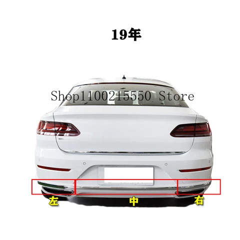 Молдинги на боковые двери автомобиля для VW Volkswagen CC 2009-2018 ABS, отделка заднего бампера, хромированная отделка, защитная полоса, автомобильные аксессуары