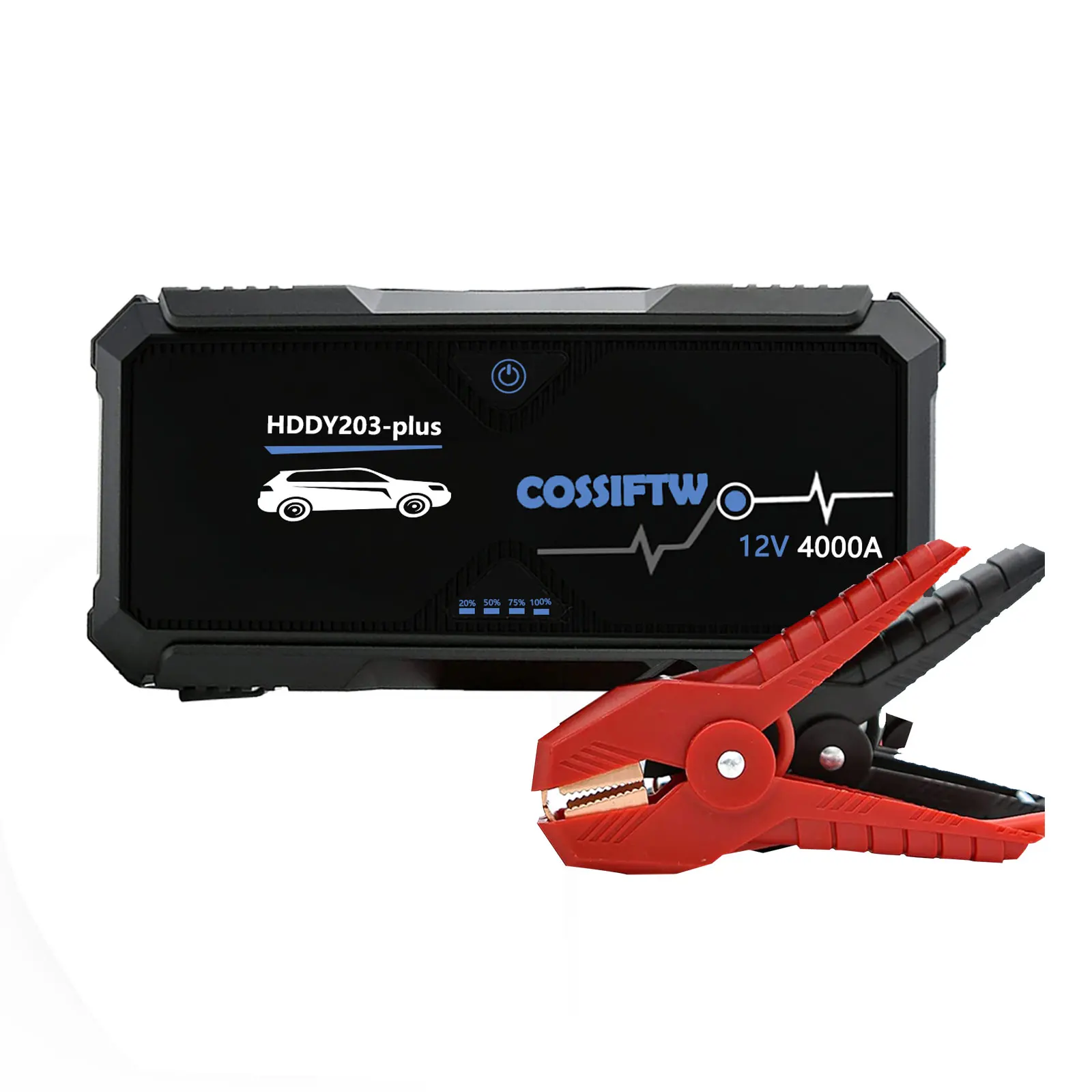 

Мощное автомобильное пусковое устройство COSSIFTW 4000A, быстрое зарядное устройство, портативный водонепроницаемый внешний аккумулятор