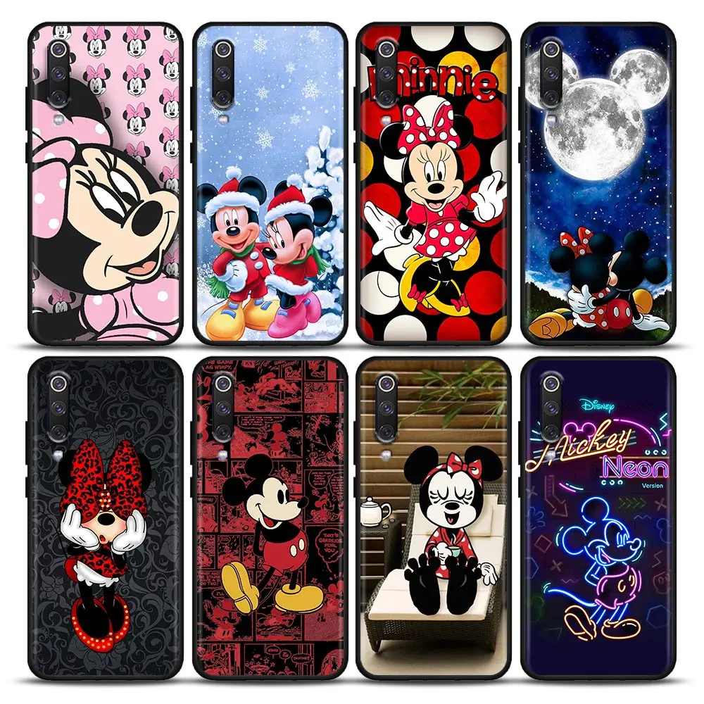 

Cartoon Disney Mickey Minnie Mouse Phone Case for Xiaomi A2 8 9 SE 9T 10 10T 10S CC9 CC9E Note 10 Lite Pro 5G Fundas Coques Capa