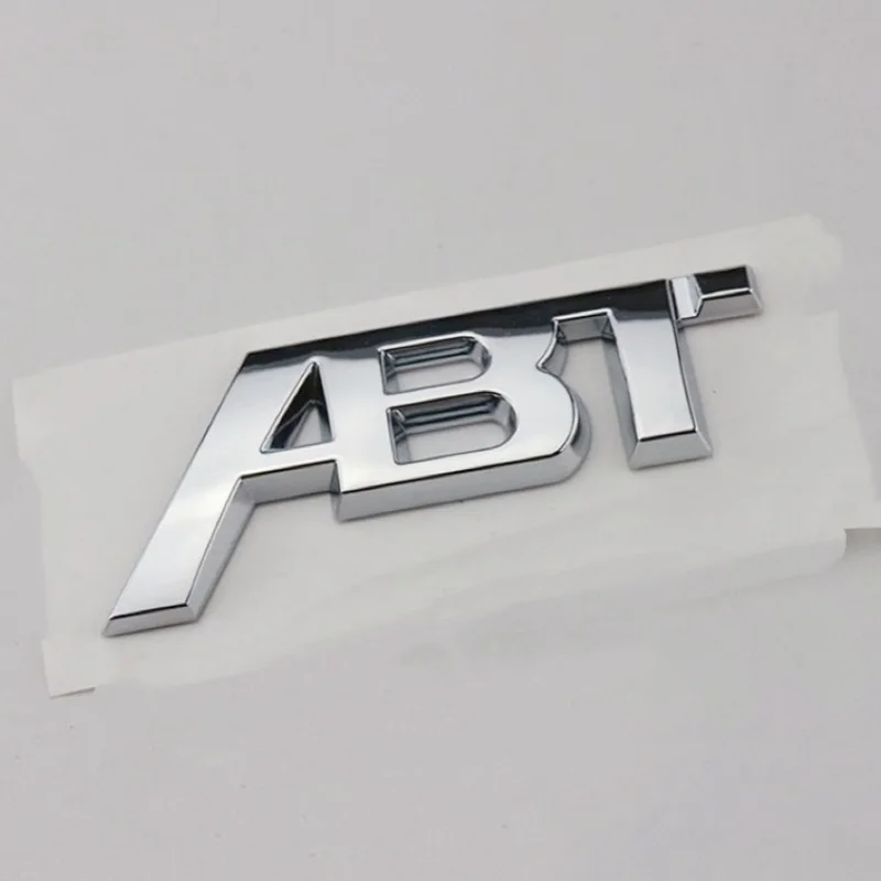 3D ABS ABT наклейка на задний багажник автомобиля с буквенным логотипом для A3 A4 A5 A7 A7 Q3 Q5 Q7 TT RS6 RS3 аксессуары (art.: 3920ce7fcbf0b) - 3920ce7fcbf0b