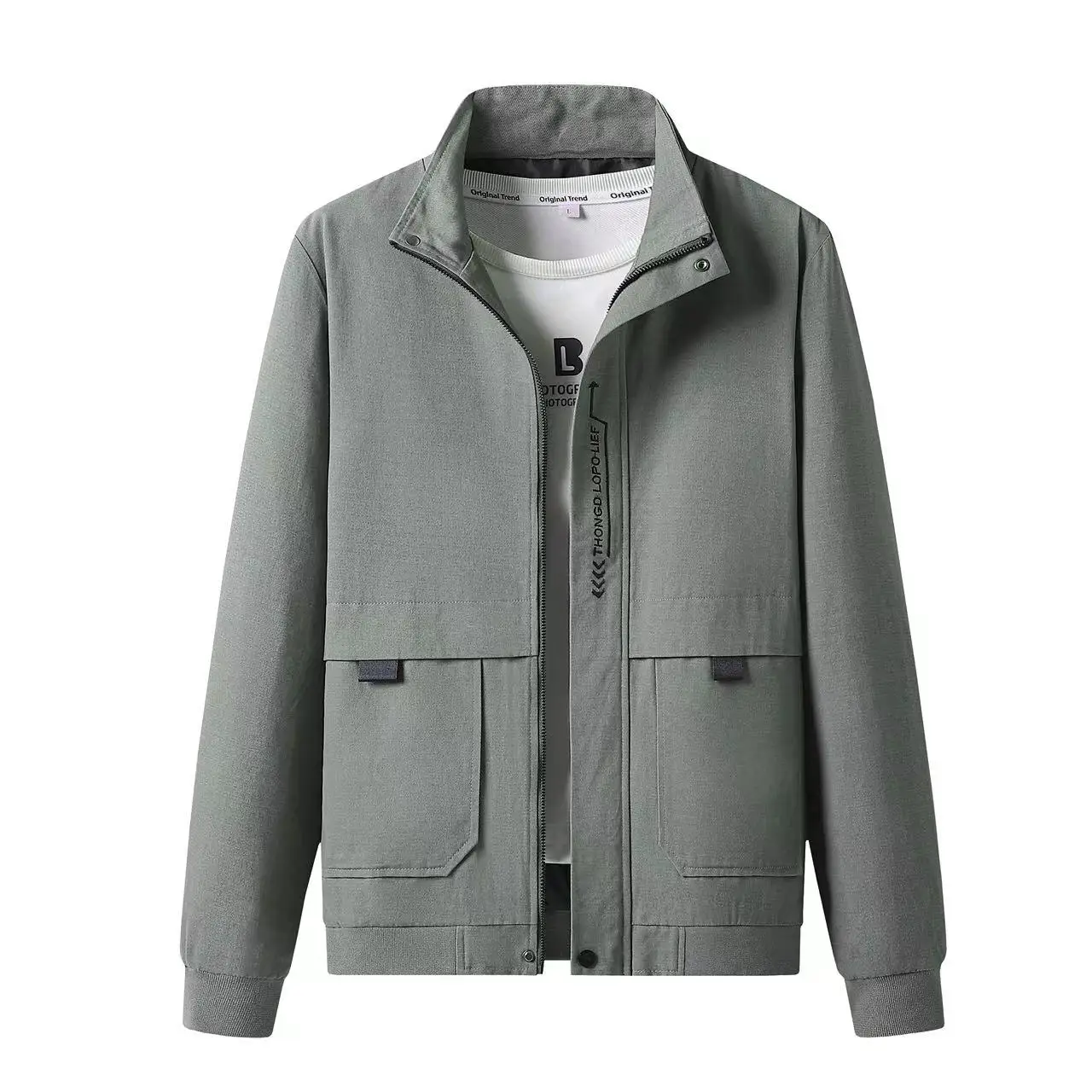 

Casual Jackets For Men's Black Grey Military Bomber Cargo 2023 Spring Autumn Clothing Oversize 5XL