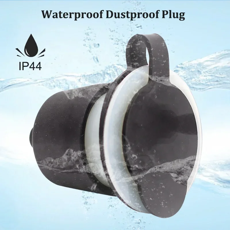 Фланцевая розетка YDA520P 20А 125В черная 3-проводная