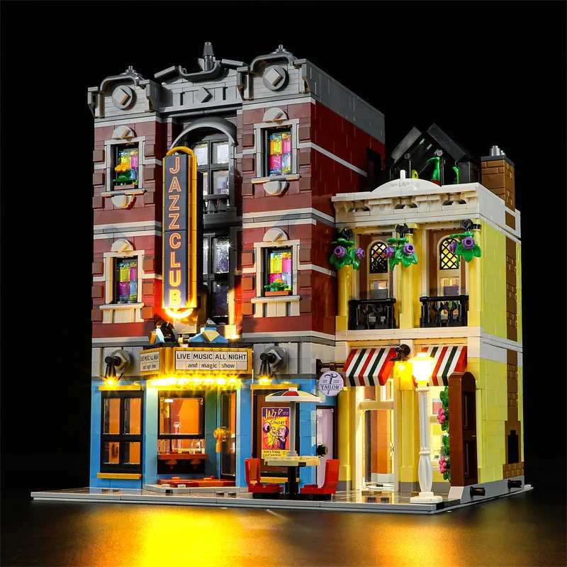 Комплект светодиодных фонарей сделай сам для джазового клуба и пицзера LEGO 10312