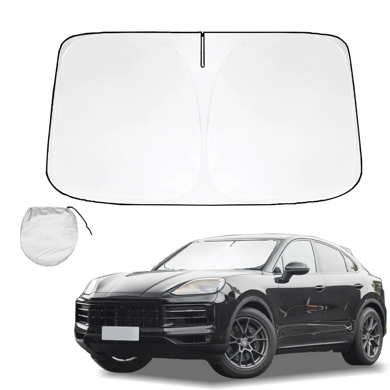 

Солнцезащитный козырек на лобовое стекло для Porsche Cayenne Coupe 955 958 957, солнцезащитный козырек, защитный козырек от солнца, складные блоки, УФ-лучи, охладитель автомобиля