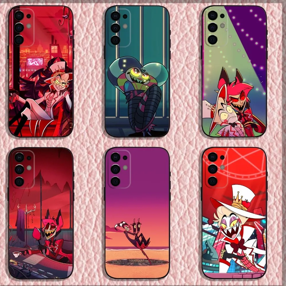 H-Hazbin Hotel H-Helluva B-Boss Phone Case For Samsung S24 S21 S22 S23 S30 Ultra S20 Plus Fe Lite Note 10 9 5G Black Soft Shell