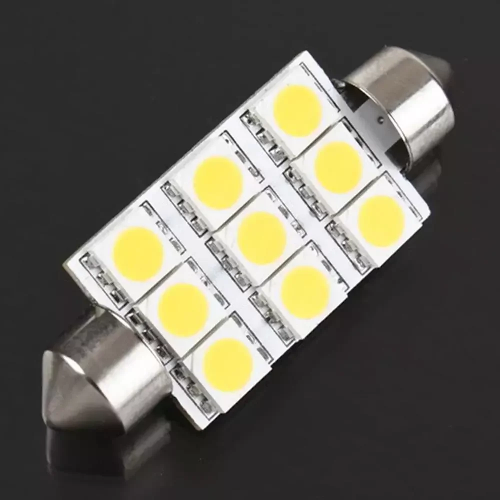 

9 SMD 3528 LED Bulb Light Interior Lamp Warm White 1W DC 12V