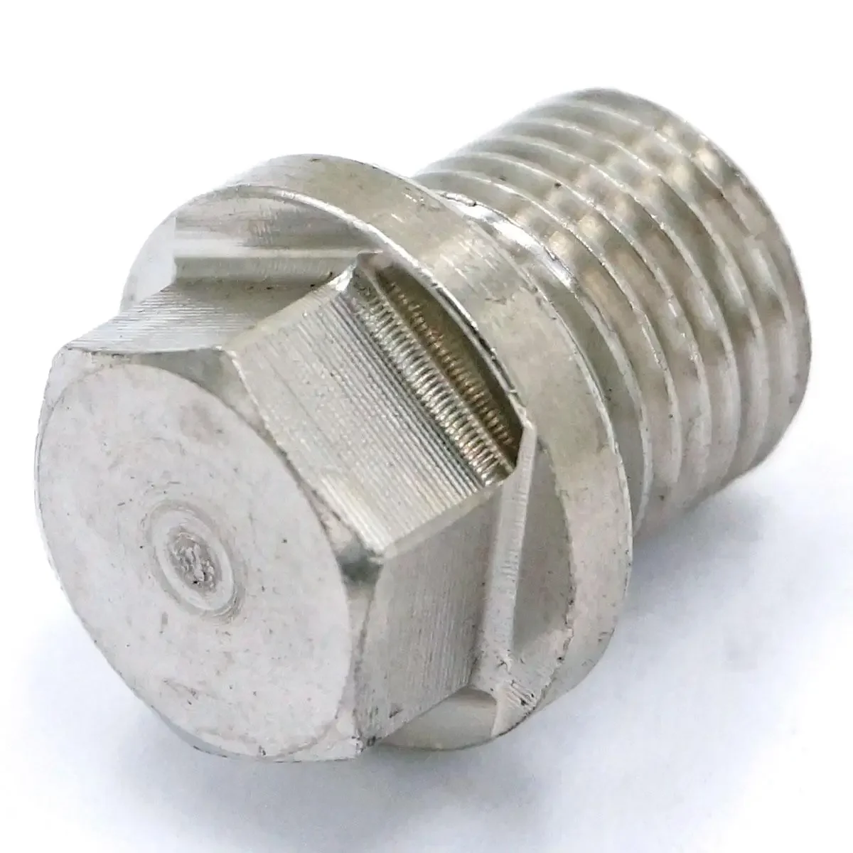 

1/4 "BSP Male 304 Концевая Заглушка с потайной головкой из нержавеющей стали с фланцем, с шестигранной головкой, фитинг для трубы 357 фунтов на квадратный дюйм