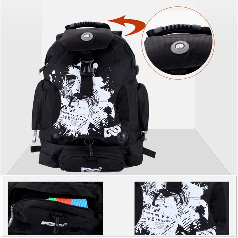 Рюкзак для роликовых коньков водонепроницаемая сумка катания на коньках из