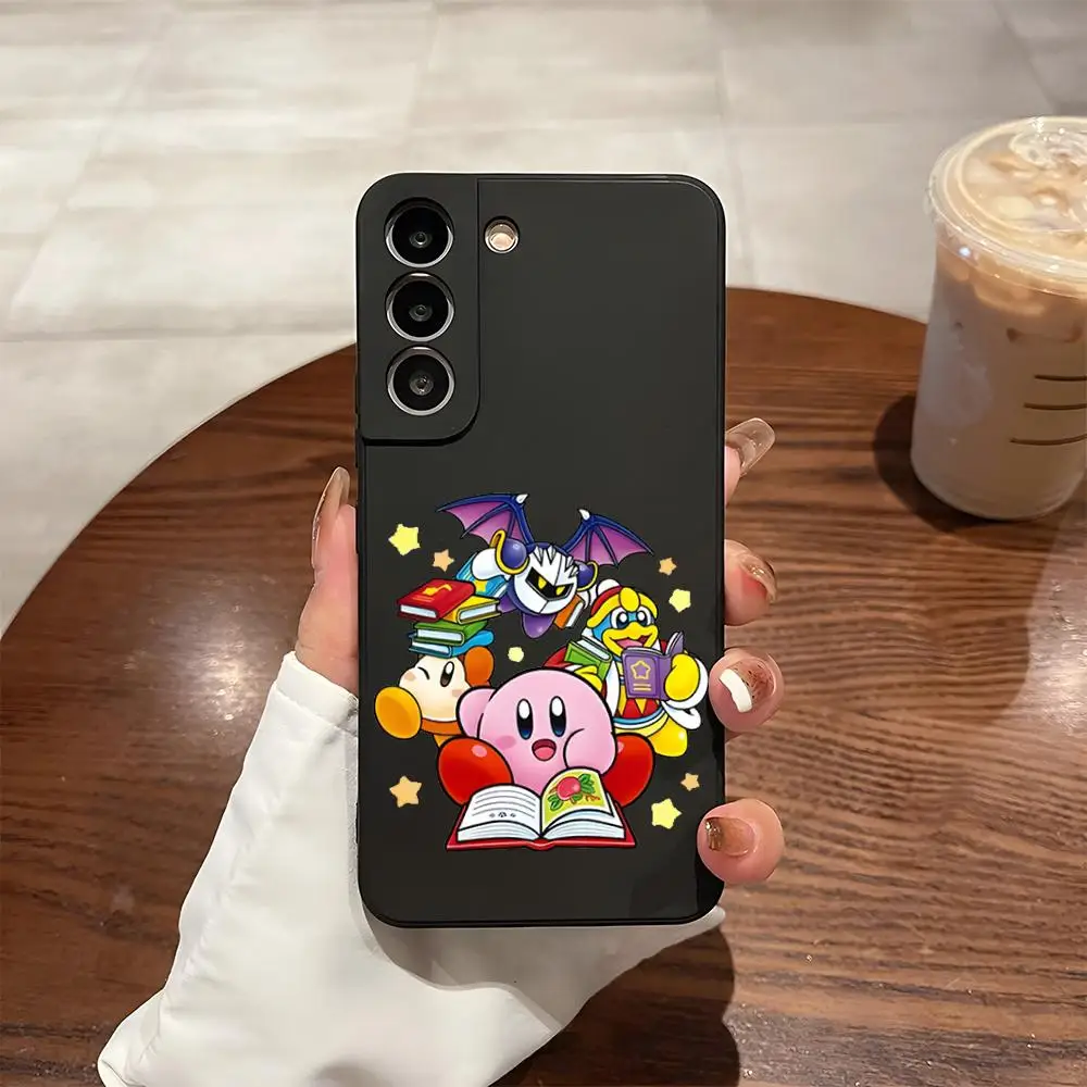 Чехол для телефона Hot Game Cute Cartoon Kirbys Samsung S24 Ultra S23 Fe S22 S20 S21 Plus A13 A14 A54 A34 A24 A53 Note 20 чехол