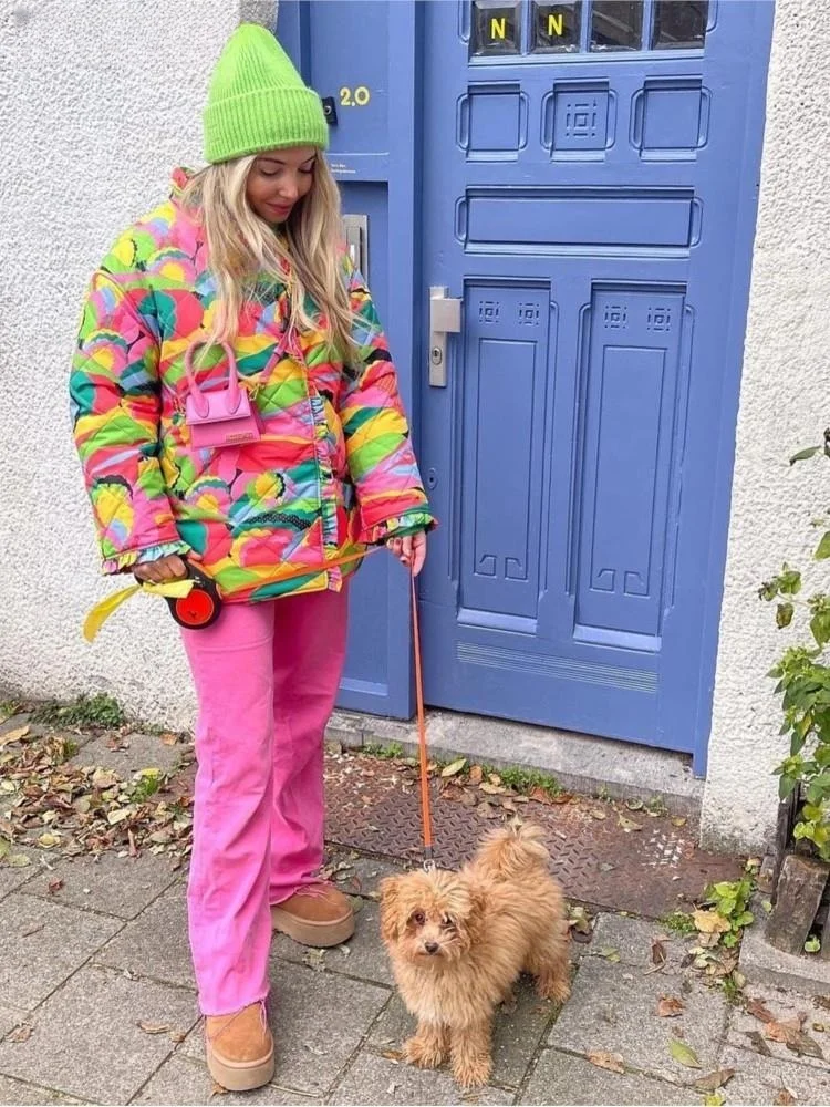 Рисунок 2 - Женское хлопковое пальто с цветочным принтом