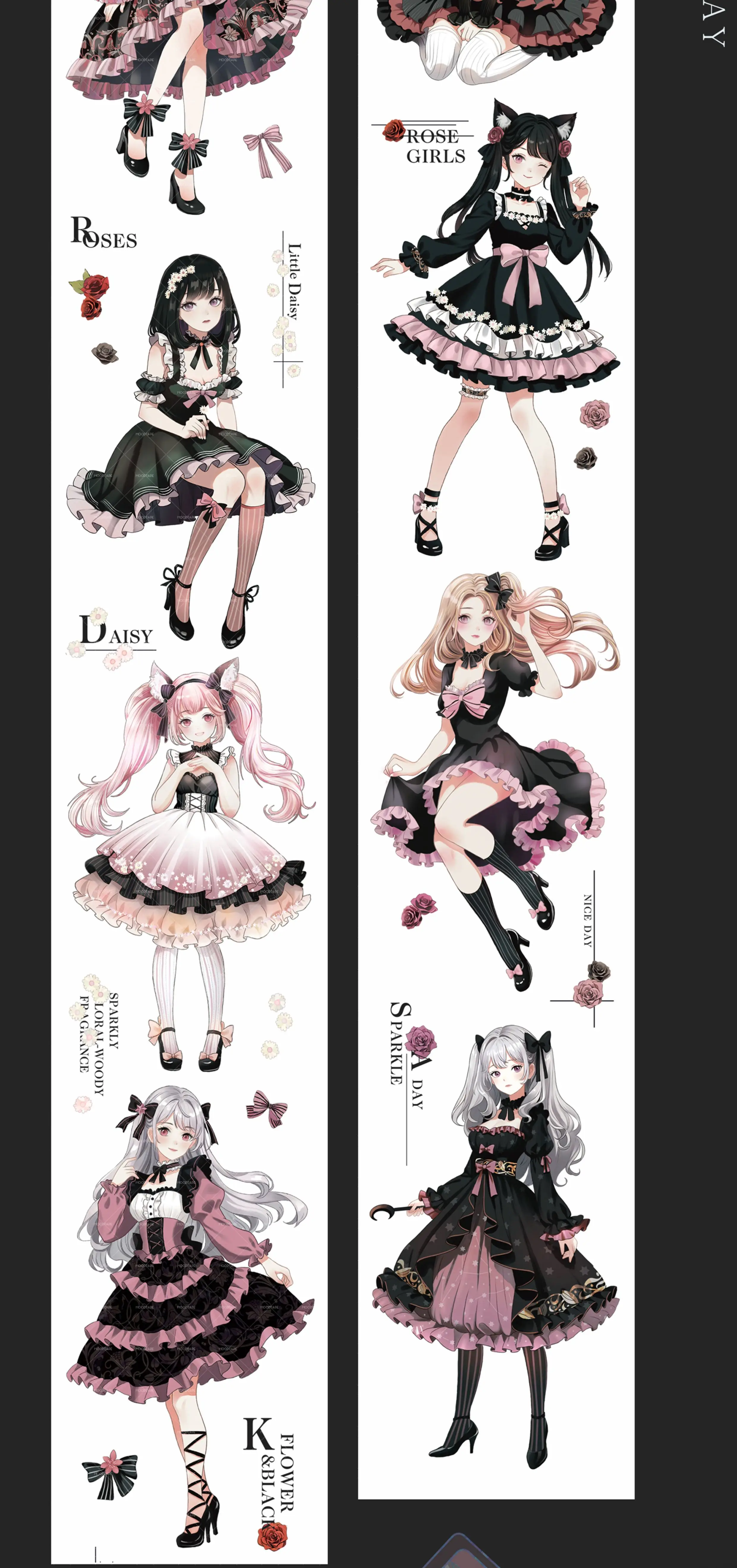 

1 петля Милая Роза Девочка ПЭТ лента