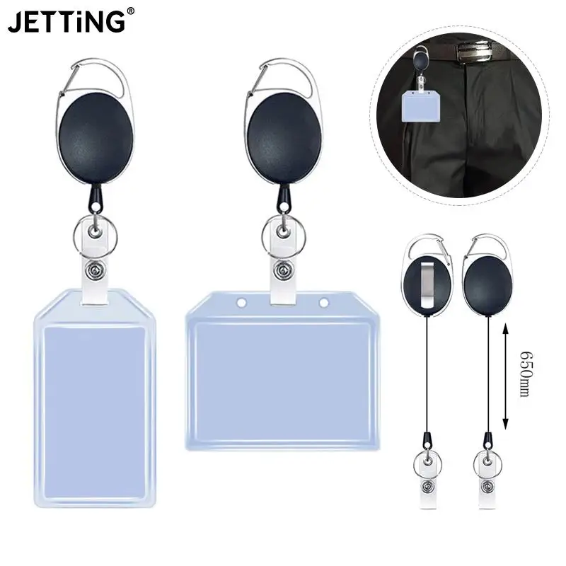 

1pc ID Tag Staff Work Pass Card Holder Business Employee Name Badges Holder Nurse ID Holders Card Case Cover Accessories