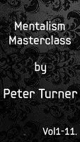 

Мастерский класс Mentalism от Питера Тернера vol1-vol13, волшебные трюки