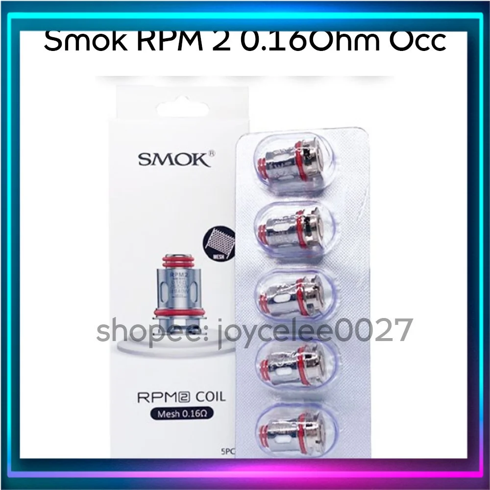 

Original Smok RPM 2 Replacement Occ 0.16 Ohm Replacement Coil RPM2