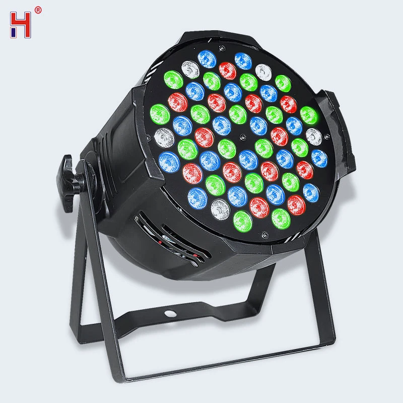 

RGBW Led Aluminum 54x3W Par Light DMX512 Wash Sound Activated Stage Lighting For DJ Disco Bar Dance Floor Party Show