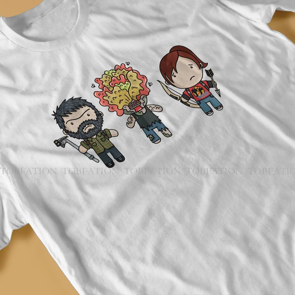 Оригинальные футболки The Last of Us Tv Series Мужская футболка с классическим мультяшным