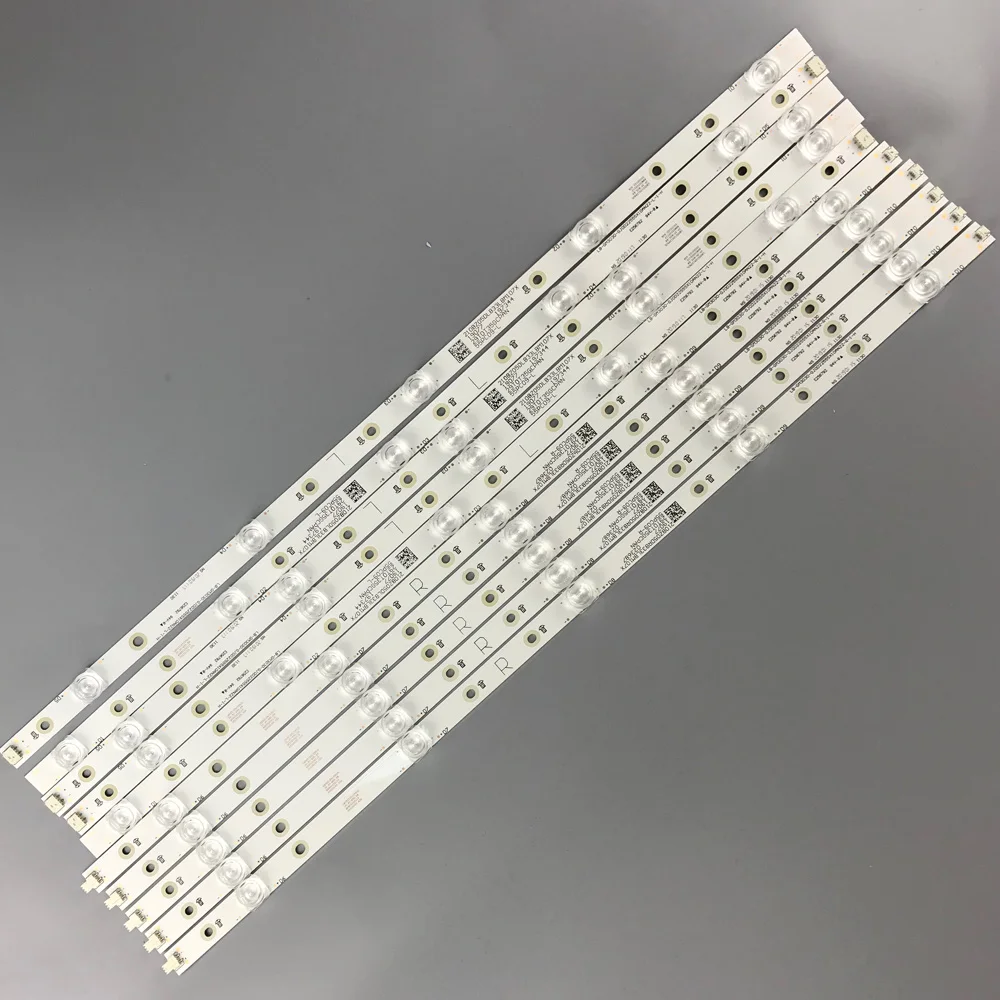 

Kit 10pcs LED bar for LB-GM3030-GJ0D22555X10AN22-R-1-H L T 55PUS7304 55PUS6704 55PUS7394 55PUS7504 TPT550J1-QUBH84.K 55PUS6754