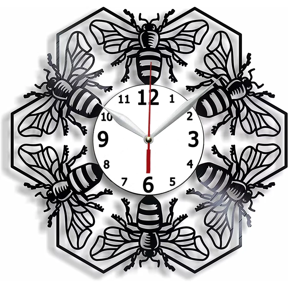 

Настенные часы с виниловой пластиной, 12 дюймов