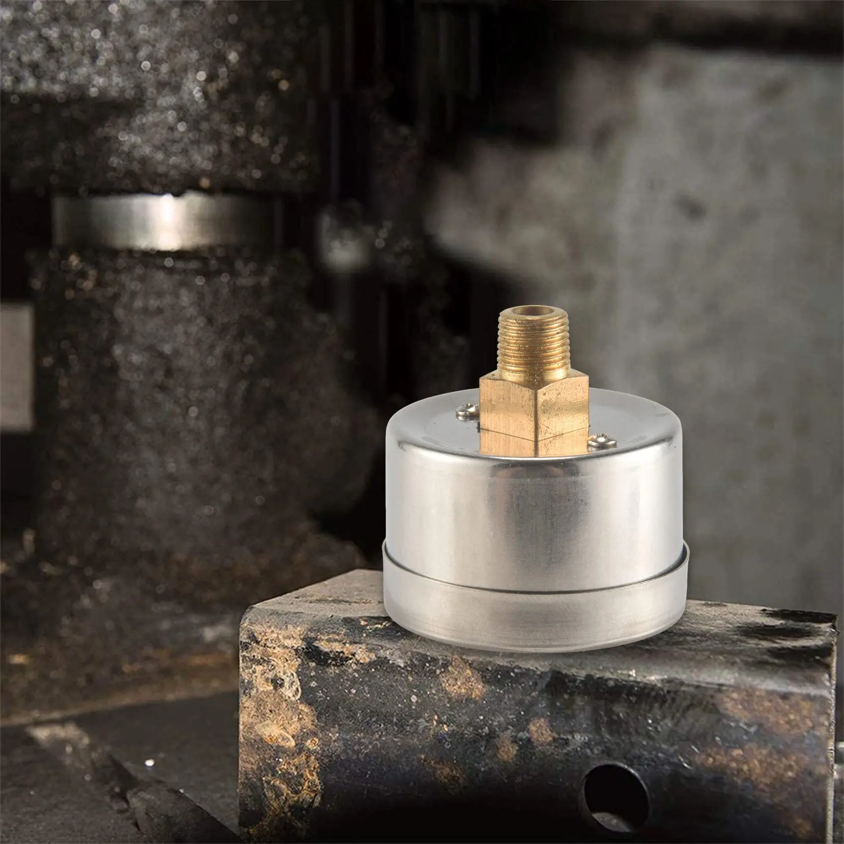 Универсальный манометр топлива 1/8 NPT (140 фунтов на квадратный дюйм) с 3/8-дюймовым