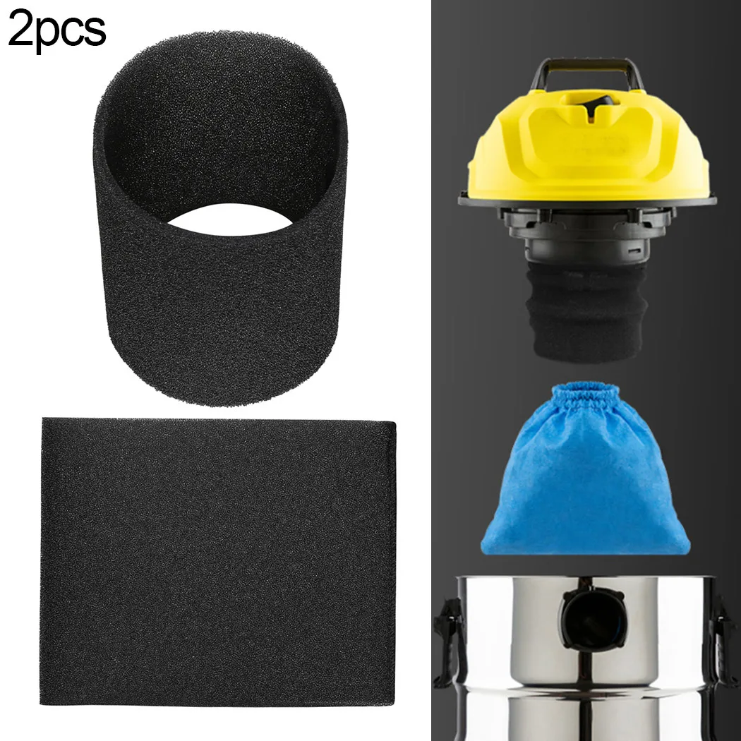 2 шт. влажный и сухой поролоновый фильтр для Karcher WD NT серии аксессуары MV1/WD1/WD2 12 мм *