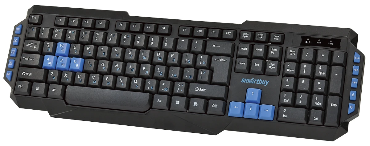 

Клавиатура беспроводная мультимедийная Smartbuy ONE 231 (SBK-231AG-K), черный