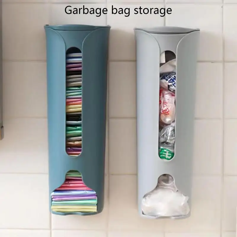 

Grocery Bag Dispenser Dustproof Wall Grocery Holder Mounted Organizer For Trash Storage Container For KitchenGarage Home Offices