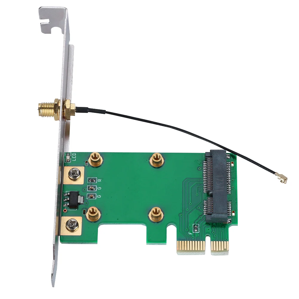 

Mini PCI-E to PCI-E Riser Card Expand External Adapter Network Card