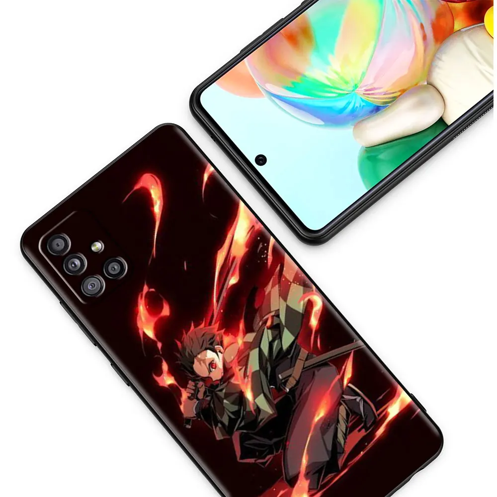 Фото Imetsu No Yaiba Чехол аниме для Samsung Galaxy A12 A51 A32 A31 A52 A21s A71 A02s A72 A11 A41 A22, мягкий чехол для телефона №3