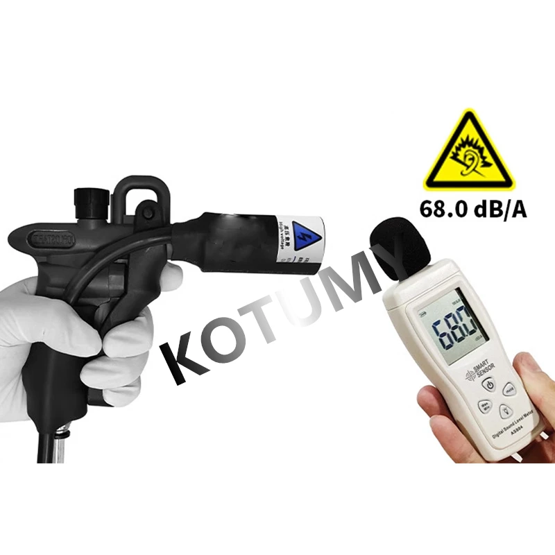 4 6 кВ/10 кВ ионный пневматический пистолет для удаления статического