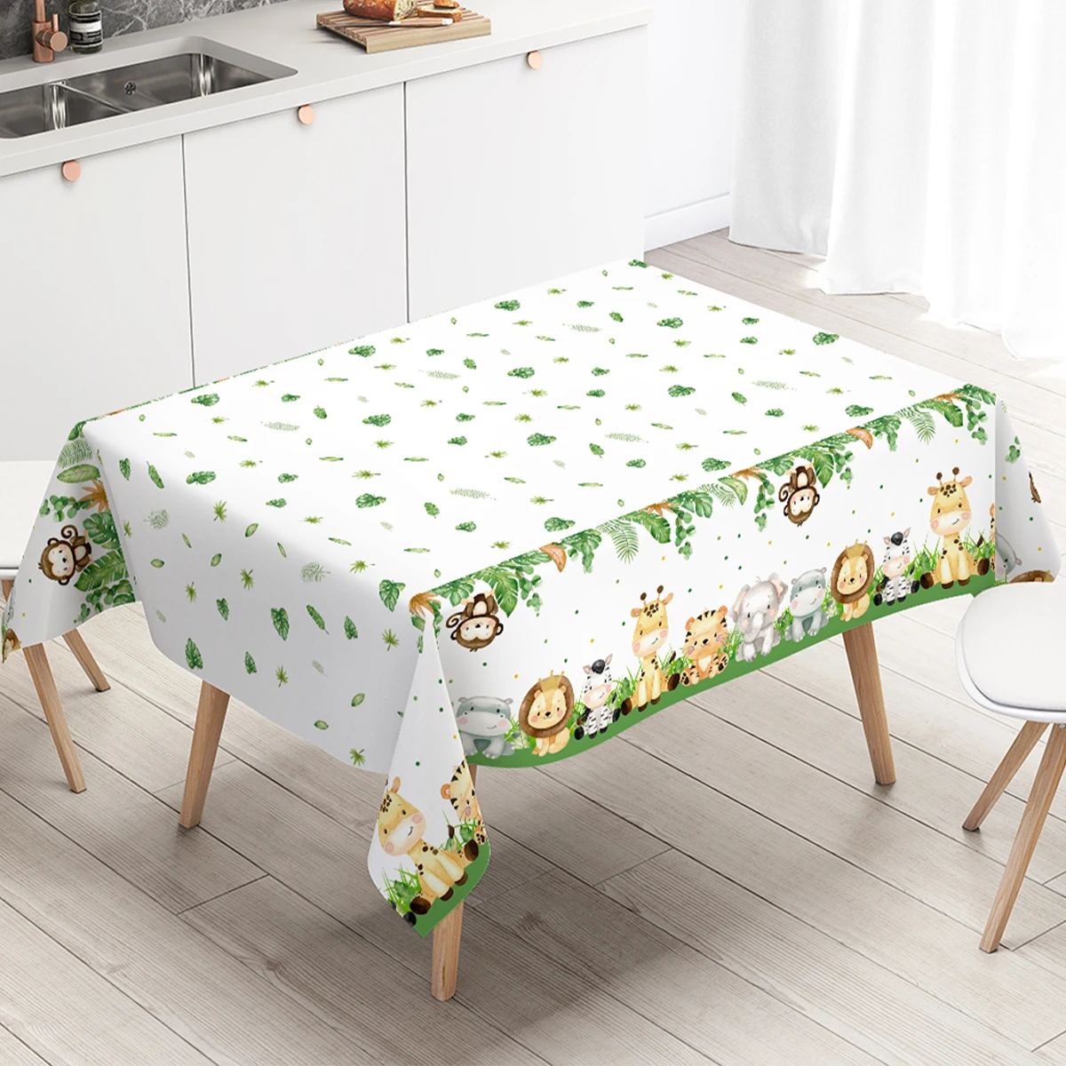 Unicorn Themed Tablecloth Happy Birthday Holiday Party Decorations for Home Table Cover Gender Reveal Baby Shower Supplies