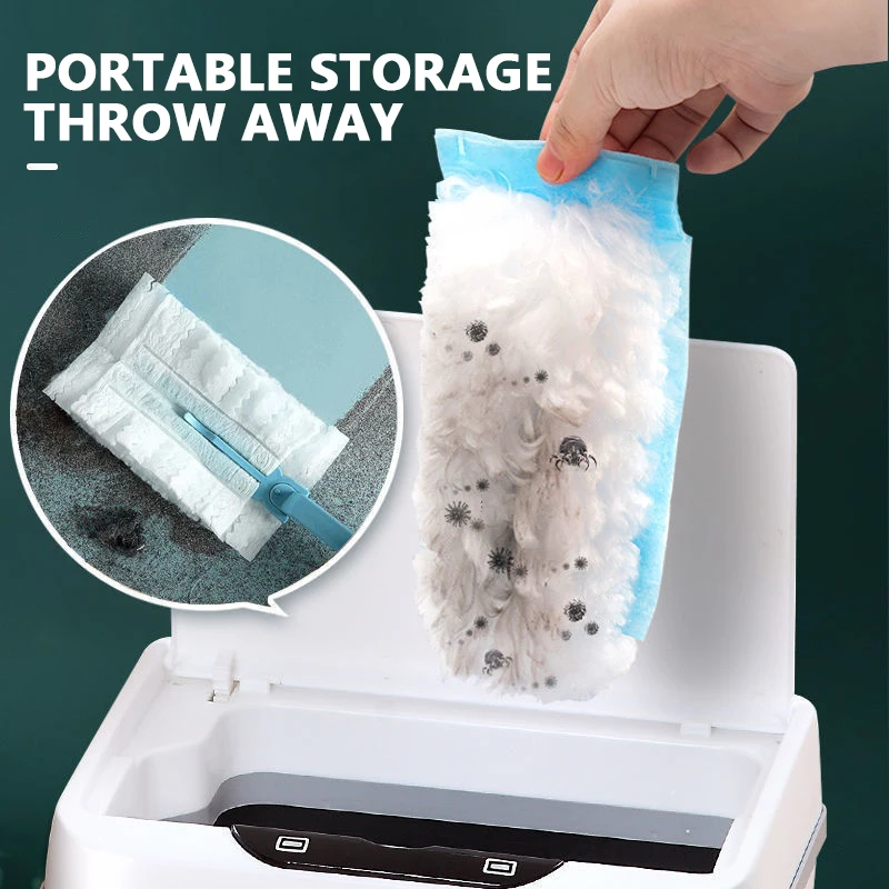 

1pc One-time Convenient Storage Of Electrostatic Dust Duster Brush General Sweeping Cleaning Dusting Household Dust Clean Brush