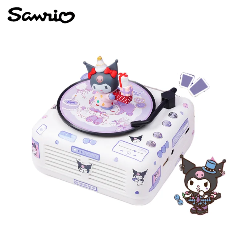 

Hello Kitty Kuromi понравико аниме периферийная кавайная мультяшная Милая Bluetooth-Колонка креативная музыкальная шкатулка праздничный подарок