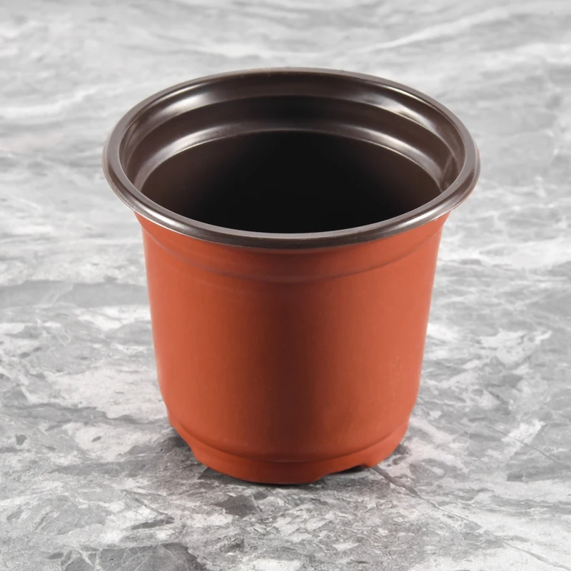 200 шт. 4-дюймовые пластиковые саженцы цветов детские принадлежности горшок для