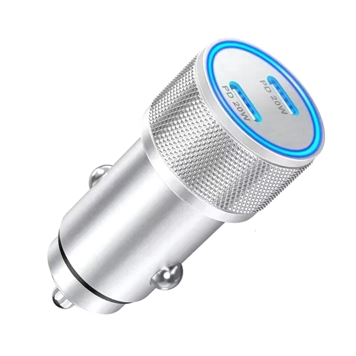 PD20W Dual PD Type C Автомобильное зарядное устройство Быстрая зарядка USB Портативное для