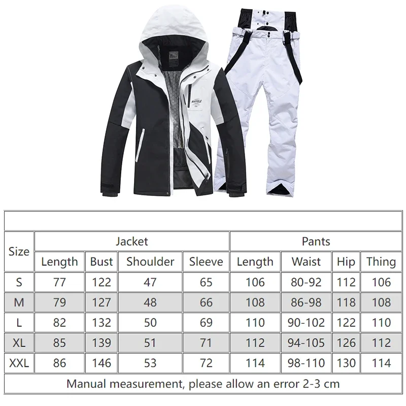 Новый Зимний теплый костюм с капюшоном куртка и штаны женские зимние костюмы