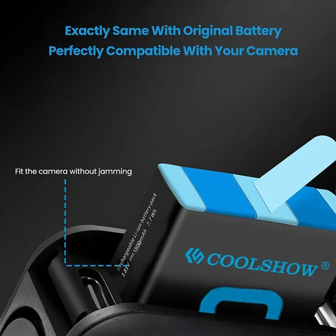 Аккумулятор для Gopro Hero 9 для Gopro Hero 10, черный аккумулятор, аксессуары для камеры, 1800 мАч, аккумуляторы для go pro Hero 9 10