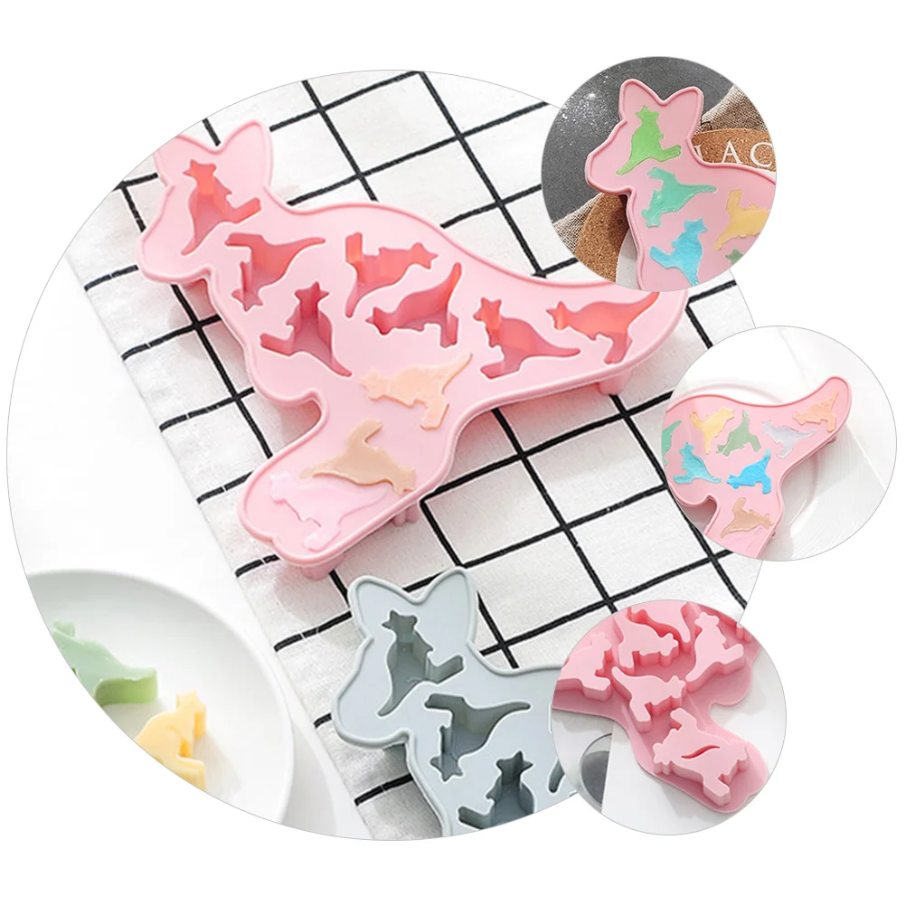 2 шт. De Para Gelatinas кенгуру форма для выпечки помадка шоколадная бумажный стаканчик