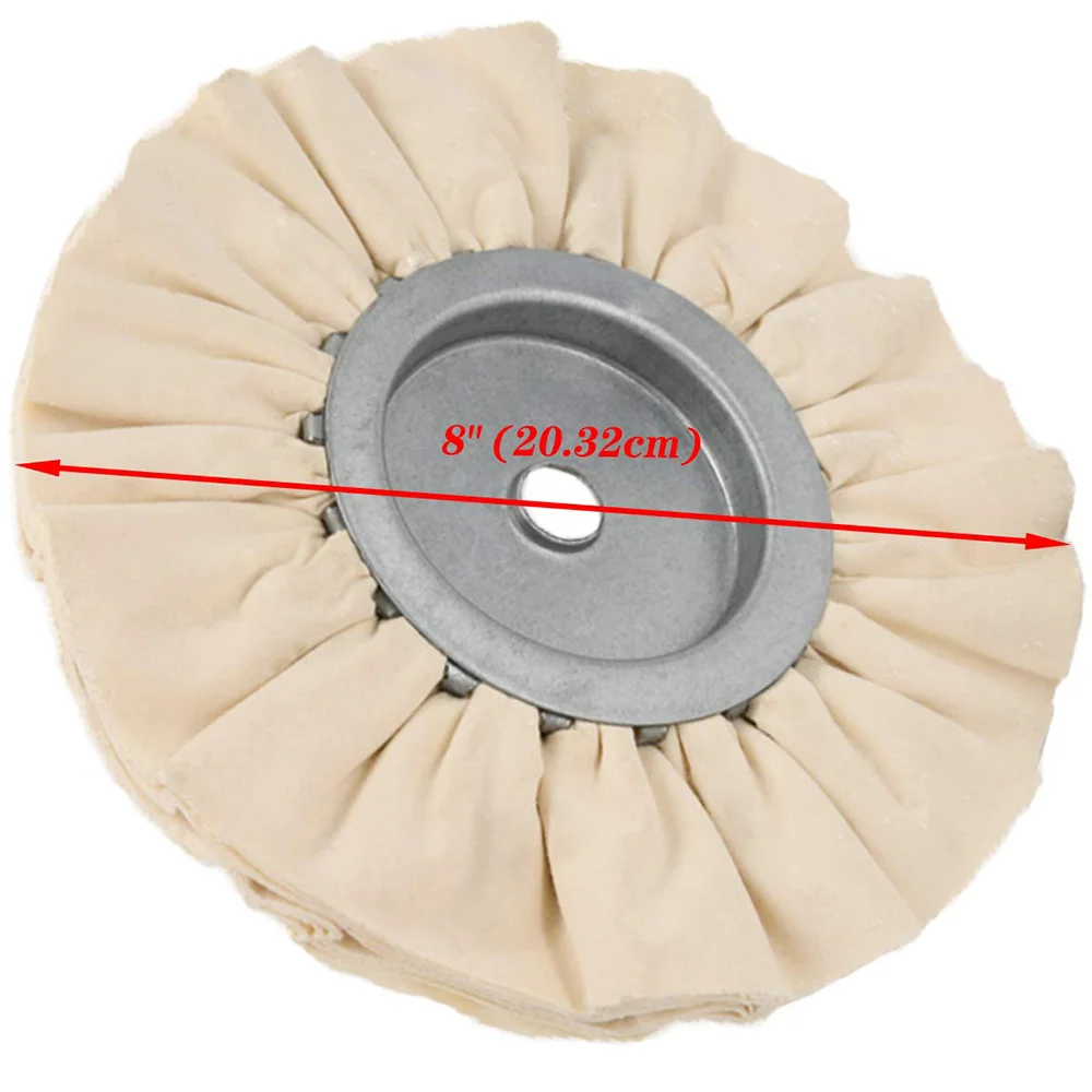 3 шт. 8-дюймовый полировальный круг для дыхательных путей 5/8-дюймовое отверстие