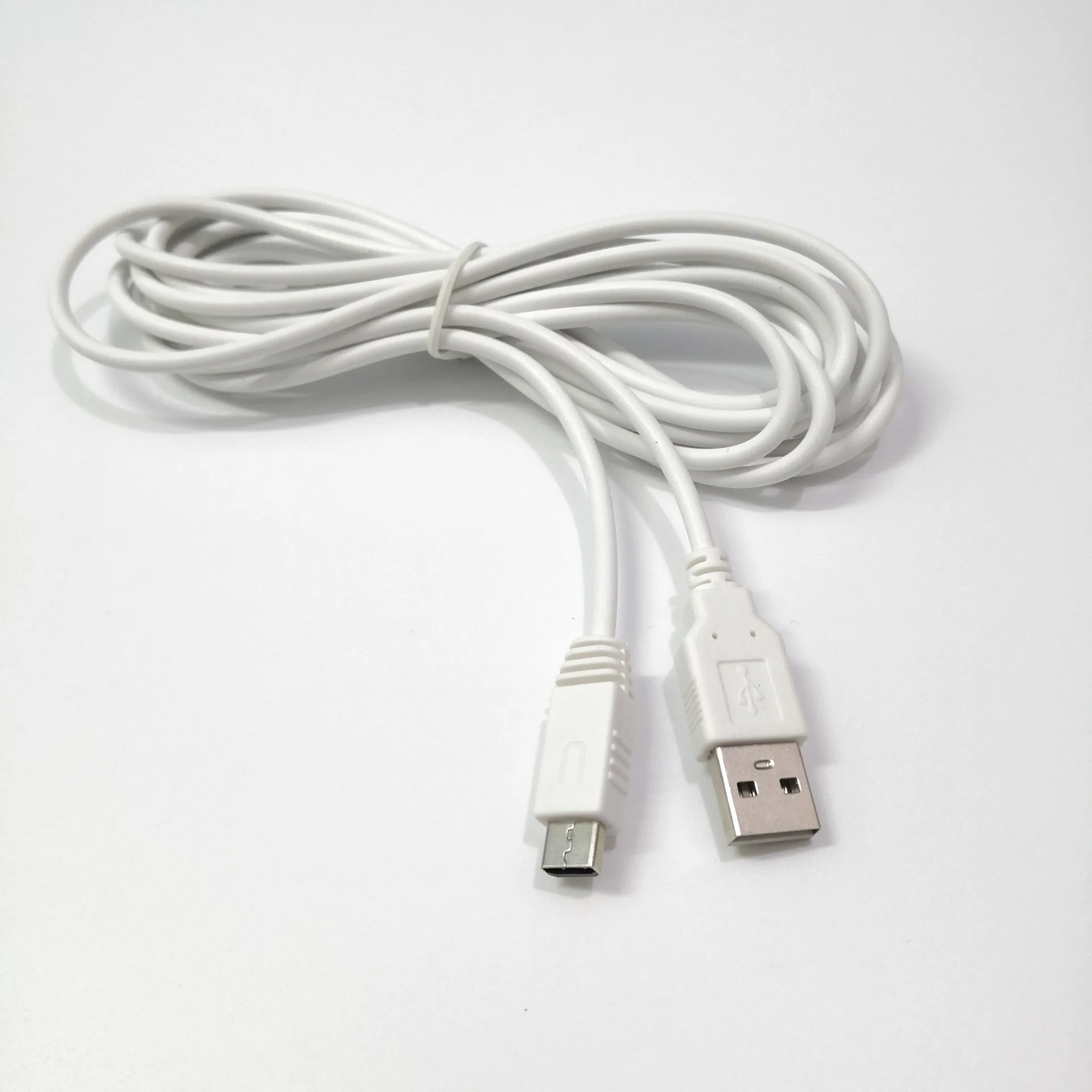 

3m WIIU Handle Charging Cable Wiiu Extension Cable WIIU Somatosensory Game Console Charging Cable White