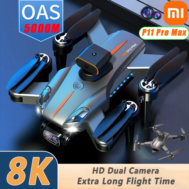 

Xiaomi P11SPro Drone 8K 5G GPS Professional HD Aerial Photography Obstacle Avoidance UAV Four-Rotor Helicopter RC Distance 5000M