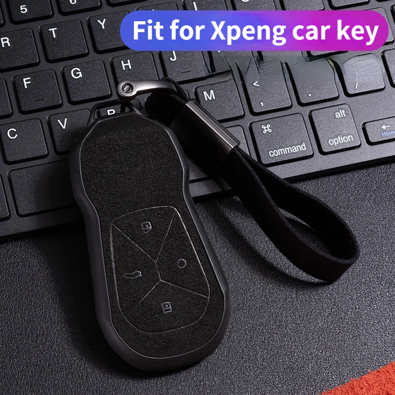 

Car Key FOB Cover Case Protect Skin for Xpeng Xiaopeng P5 P7 G9 G3i Smart 4 Buttons Remote keyless Keychain Accessories