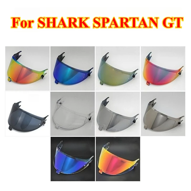 Фото Визор для мотоциклетного шлема SHARK SPARTAN GT: защита от УФ-излучения и пыли, аксессуар для шлема №1