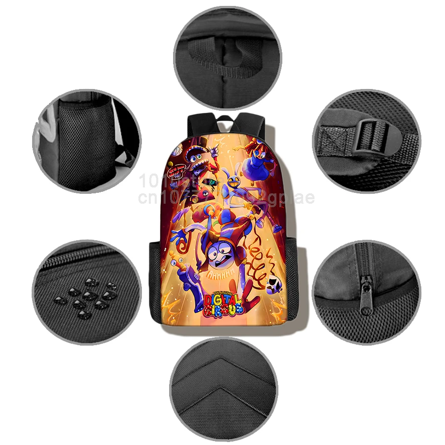 Рюкзак с плакатом THE AMAZING DIGITAL CIRCUS детская школьная сумка посылка дорожный рюкзак