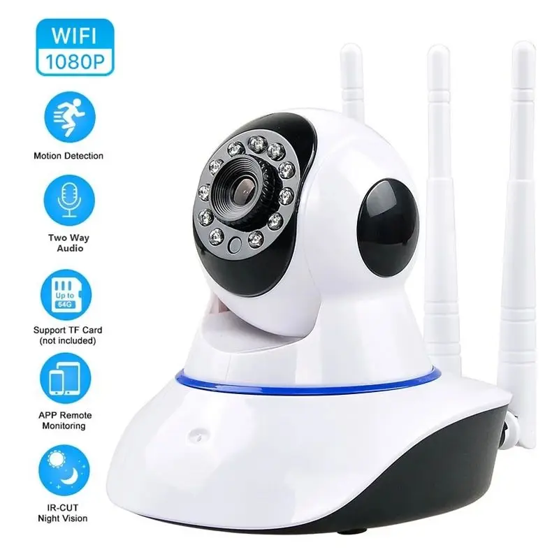 

V380 Camera Wifi P2P Two Way Audio Home Security 2MP Wireless PTZ Indoor CCTV IP 1080P WiFi Mini Baby Monitor