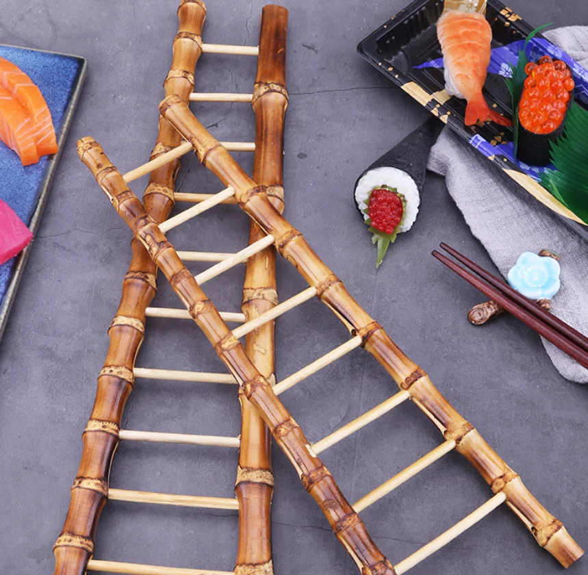 Блюдо для суши сашими в японском ресторане лососевое сырье декоративная