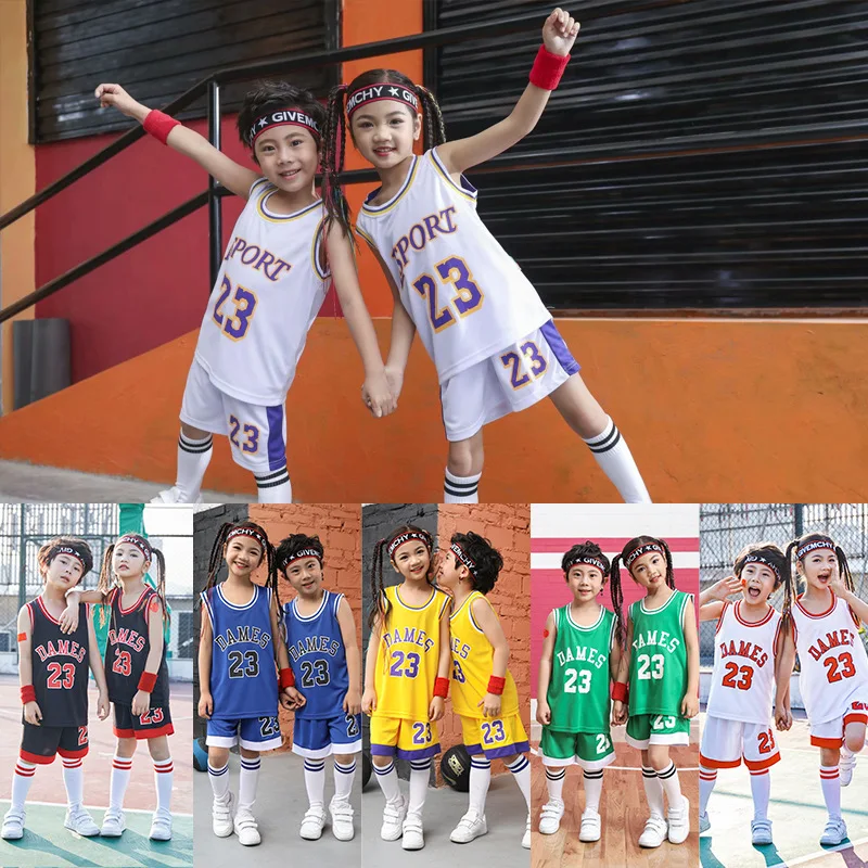 Детский спортивный костюм без рукавов индивидуальная одежда для начальной школы