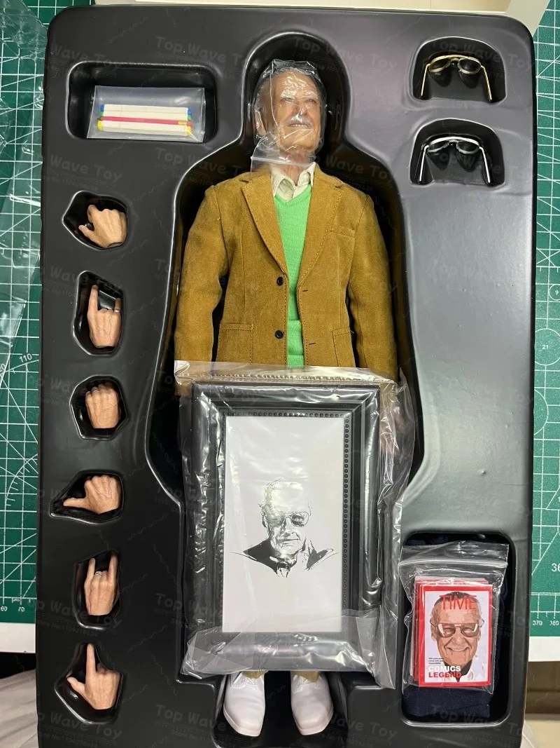 Фото Специальное предложение: Фигурка Woo Toys WO-001 1/6 Комикс-Легенда: Мужская фигурка Ли (Marvel), Детализированная модель, 12 дюймов, Полный комплект, Коллекционные игрушки №3
