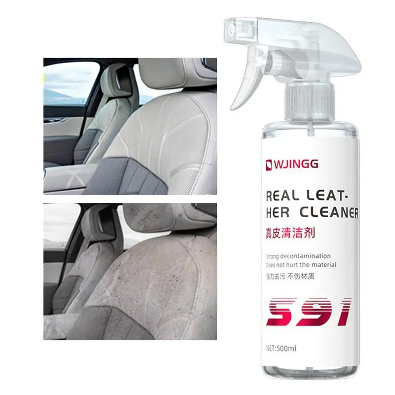 Car Leather Cleaner 500g Car Cleaning Supplies Kit Interior Multifunctional Automotive Refurbishment Agent For Carpet